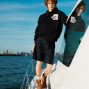 COLLEGE TEAM HOODIE V2 MIDNIGHT PEACH