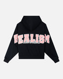 SSS REALISM COLLEGE TEAM HOODIE V2 MIDNIGHT PEACH