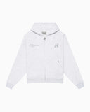 HOMECOMING ZIP HOODIE SNOW MARLE