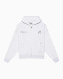 HOMECOMING ZIP HOODIE SNOW MARLE