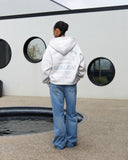 HOMECOMING ZIP HOODIE SNOW MARLE