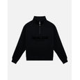 IDOL HALF ZIP SWEATER BLACK