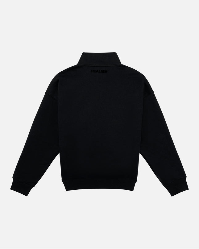 IDOL HALF ZIP SWEATER BLACK