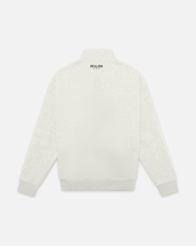 IDOL HALF ZIP SWEATER OATMEAL
