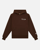 BACK LOGO HOODIE MOCHA