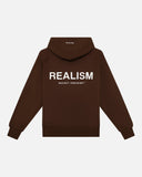 BACK LOGO HOODIE MOCHA