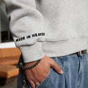 ELITE HALF ZIP SWEATER CLOUD GREY