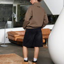 ELITE HALF ZIP SWEATER TAUPE