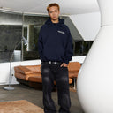 HEAVEN LOGO HOODIE MARINE