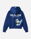 REALISM AND DISNEY DONALD DUCK ZIP HOODIE ASTRAL NAVY