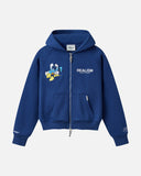 REALISM AND DISNEY DONALD DUCK ZIP HOODIE ASTRAL NAVY