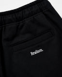 THINK REAL SWEATPANTS OPEN LEG BLACK