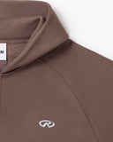 RADIANT ZIP HOODIE V2 STONE BROWN