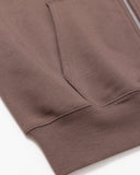 RADIANT ZIP HOODIE V2 STONE BROWN