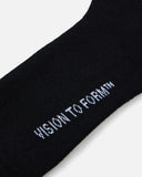 VISION LOGO SOCKS BLACK