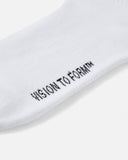 VISION LOGO SOCKS WHITE