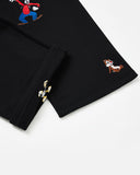 REALISM AND DISNEY BACK TO FRONT SWEATPANTS OPEN LEG BLACK