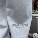 REAL LOVE SWEATPANTS SNOW MARLE