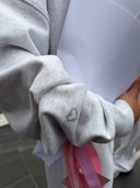 REAL LOVE ZIP HOODIE SNOW MARLE