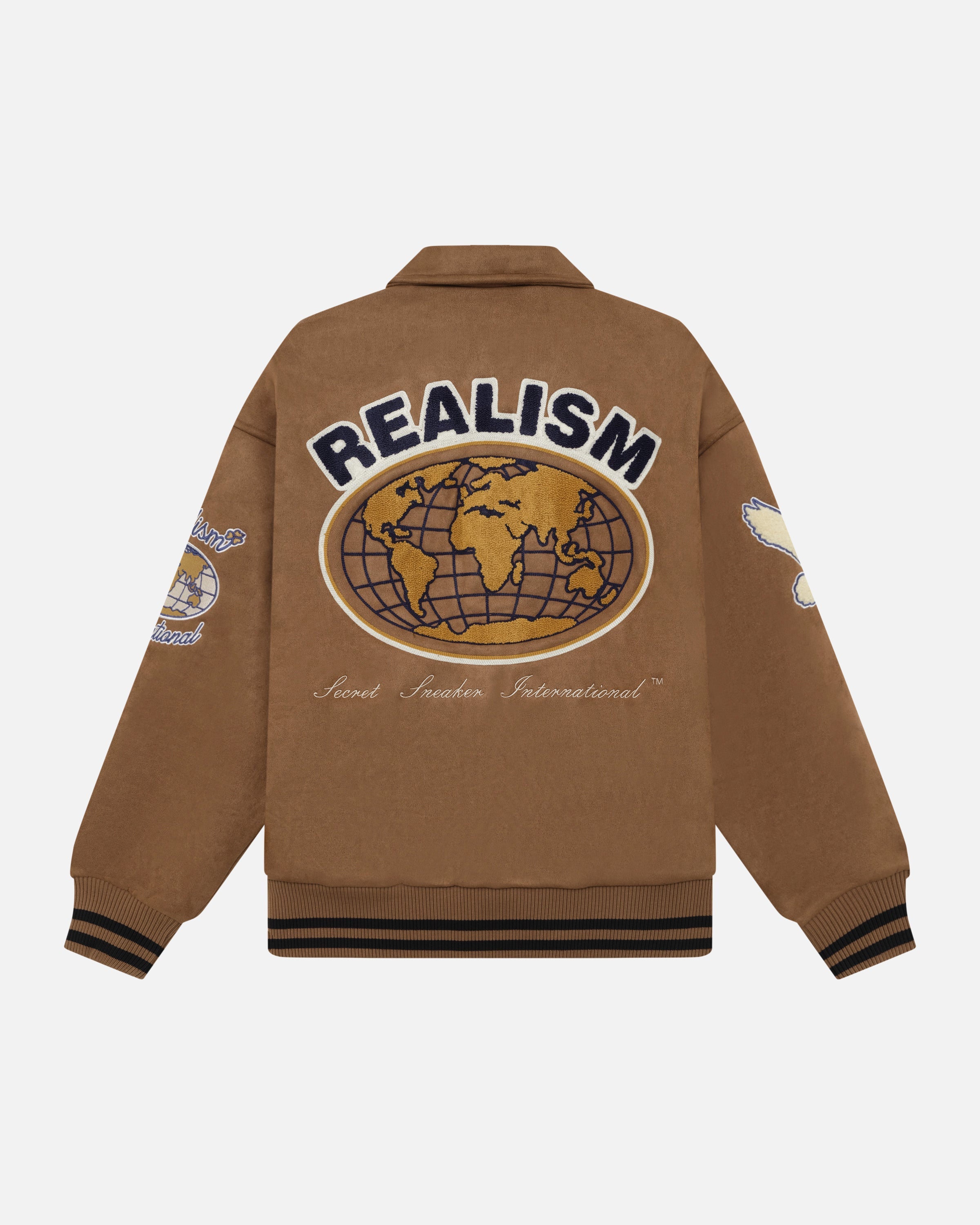 WORLDWIDE COACHES JACKET TAN – Realism