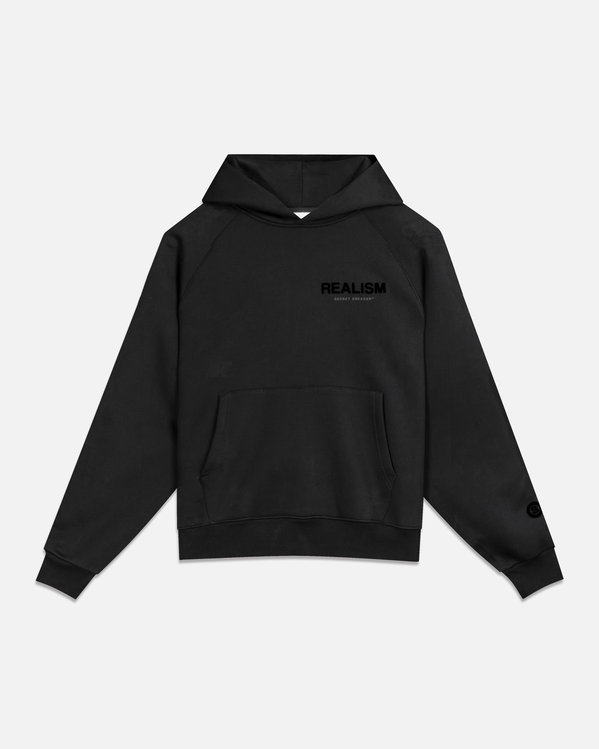 BACK LOGO HOODIE OBSIDIAN Realism