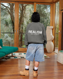 HEAVEN LOGO CREWNECK COOL GREY