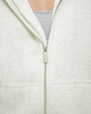 CORE BASICS ZIP HOODIE OATMEAL