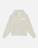 HEAVEN LOGO ZIP HOODIE WHEAT