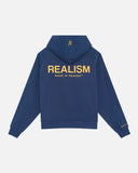 SSS REALISM HEAVEN LOGO ZIP HOODIE MAZARINE GOLD