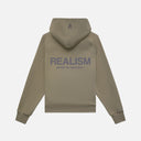 HEAVEN LOGO REFLECTIVE HOODIE CEMENT