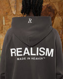 RADIANT ZIP HOODIE ASPHALT
