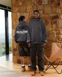 COURT BOXY HOODIE GRAPHITE