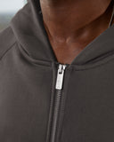 RADIANT ZIP HOODIE ASPHALT