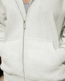 CORE BASICS ZIP HOODIE OATMEAL
