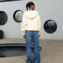 STUDIO ZIP HOODIE CLOUD