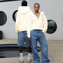 STUDIO ZIP HOODIE CLOUD