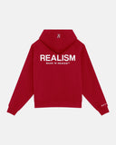 HEAVEN LOGO ZIP HOODIE CRIMSON RED