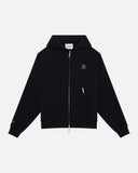 REALISM X DERRIMUT GYM OLD SCHOOL ECHO ZIP HOODIE BLACK