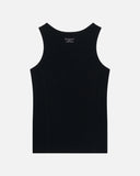 REALISM X DERRIMUT GYM R+D RIBBED TANK TOP BLACK