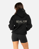 COURT BOXY HOODIE BLACK V2