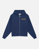 HEAVEN LOGO ZIP HOODIE MAZARINE GOLD