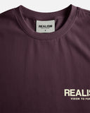VISION LOGO TEE PLUM