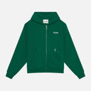 STUDIO ZIP HOODIE PINE GREEN