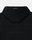 LEGACY ZIP HOODIE V2 BLACK - back hood print
