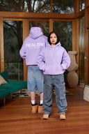 COURT BOXY HOODIE LAVENDAR