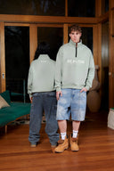 ELITE HALF ZIP SWEATER SUB SLATE