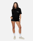HEAVEN LOGO TEE REFLECTIVE BLACK