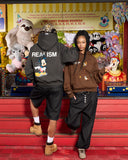 REALISM AND DISNEY SHOCKED MICKEY HOODIE ASPHALT