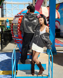 REALISM AND DISNEY MICKEY & FRIENDS SKETCH ZIP HOODIE ASPHALT