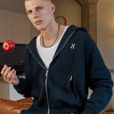 RADIANT ZIP HOODIE ROYAL NAVY